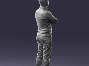 guy in blue sweater0488 3d print ready 3D Принт Модель