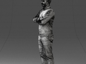 guy in blue sweater0488 3d print ready 3D Принт Модель