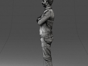 guy in blue sweater0488 3d print ready 3D Принт Модель