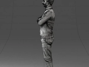 guy in blue sweater0488 3d print ready 3D Print Model