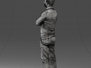 guy in blue sweater0488 3d print ready 3D Принт Модель