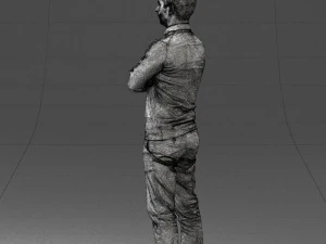 guy in blue sweater0488 3d print ready 3D Print Model