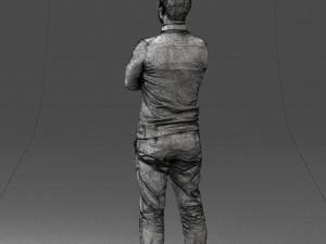 guy in blue sweater0488 3d print ready 3D Принт Модель