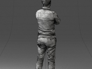 guy in blue sweater0488 3d print ready 3D Принт Модель