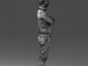 guy in blue sweater0488 3d print ready 3D Принт Модель