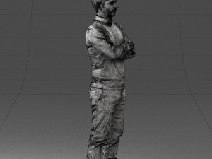 guy in blue sweater0488 3d print ready 3D Принт Модель