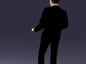 brunette in black suit 0479 3d print ready 3D 프린트 모델