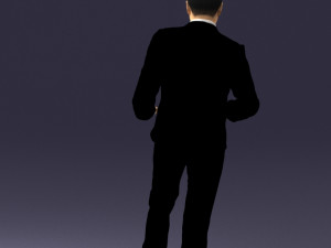 brunette in black suit 0479 3d print ready 3D 프린트 모델