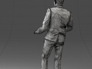 brunette in black suit 0479 3d print ready 3D 프린트 모델