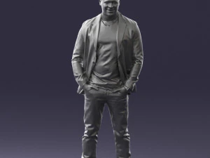 emin in tracksuit 0472 3D Model