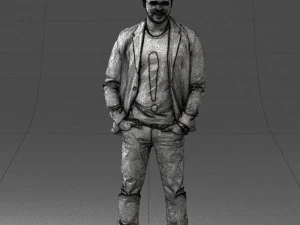 emin in tracksuit 0472 3D Model
