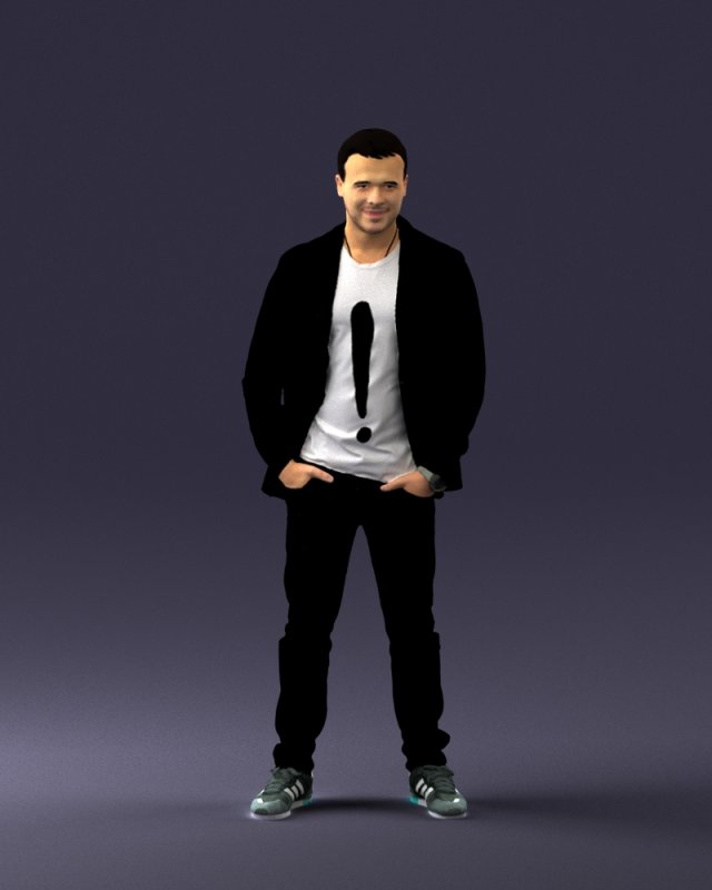 emin in tracksuit 0472 3d print ready 3D Принт Модель .c4d .max .obj .3ds .fbx .stl .blend 