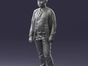 boy in jeans and sweater 0471 3D Model