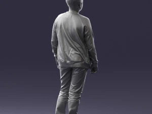 boy in jeans and sweater 0471 3D Model