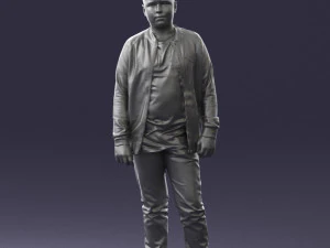 boy in jeans and sweater 0471 3D Model