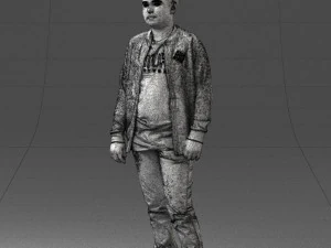 boy in jeans and sweater 0471 3D Model