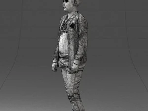 boy in jeans and sweater 0471 3D Model