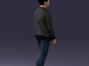 boy in jeans and sweater 0471 3d print ready 3D 프린트 모델