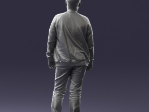 boy in jeans and sweater 0471 3d print ready 3D 프린트 모델