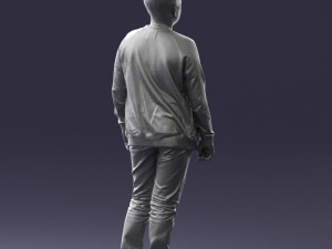 boy in jeans and sweater 0471 3d print ready 3D 프린트 모델