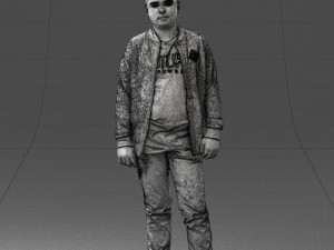 boy in jeans and sweater 0471 3d print ready 3D 프린트 모델