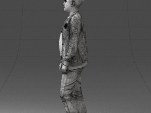 boy in jeans and sweater 0471 3d print ready 3D 프린트 모델