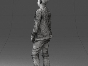 boy in jeans and sweater 0471 3d print ready 3D 프린트 모델