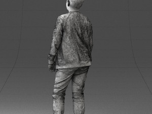 boy in jeans and sweater 0471 3d print ready 3D 프린트 모델