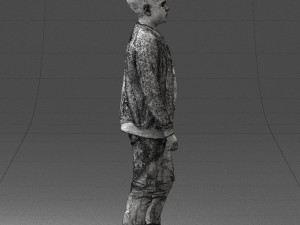boy in jeans and sweater 0471 3d print ready 3D 프린트 모델