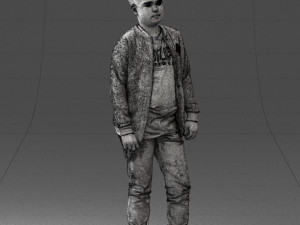 boy in jeans and sweater 0471 3d print ready 3D 프린트 모델