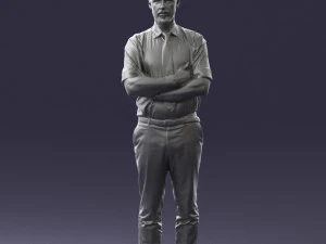 guy in purple shirt 0470 3D Model