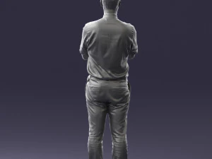 guy in purple shirt 0470 3D Model