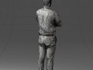 guy in purple shirt 0470 3D Model