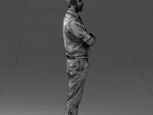 guy in purple shirt 0470 3D Model