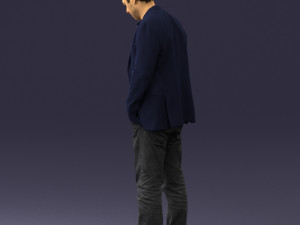 man with number on t-shirt 0458 3D Model