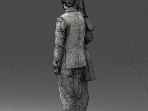 girl in blue dress and man suit 0476 3d print ready 3D Baskı Modeli