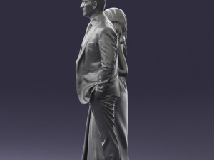 guy and girl in colorful dress 0474 Model 3D