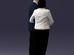 married couple grandparents 0459 3D Model