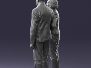 married couple grandparents 0459 3D Model