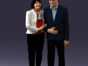 married couple grandparents 0459 3d print ready Modèles 3D en vedette