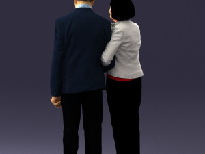 married couple grandparents 0459 3d print ready 3D 프린트 모델
