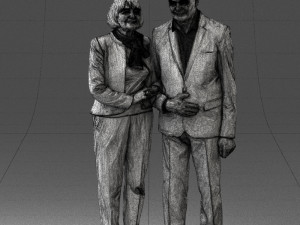 married couple grandparents 0459 3d print ready 3D 프린트 모델