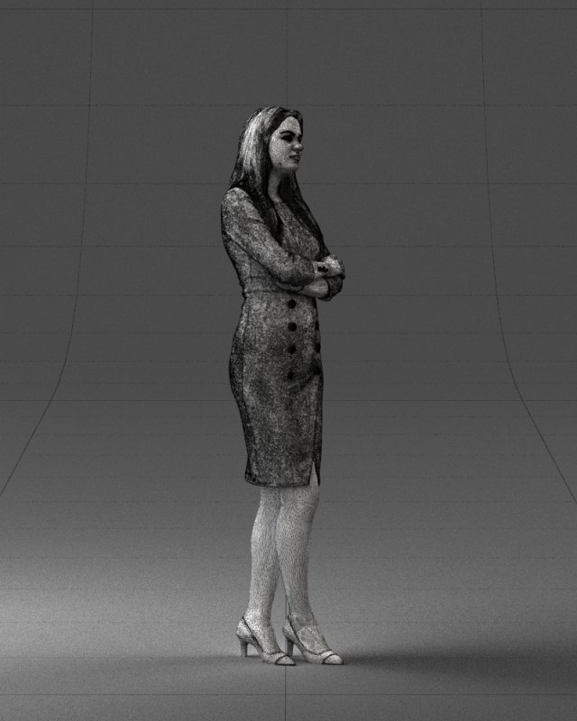woman in denim skirt 0469 3D Model in Woman 3DExport