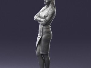 woman in denim skirt 0469 3d print ready 3D Принт Модель