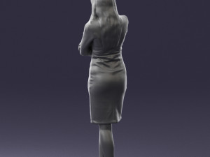 woman in denim skirt 0469 3d print ready 3D Принт Модель