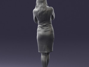 woman in denim skirt 0469 3d print ready 3D Принт Модель