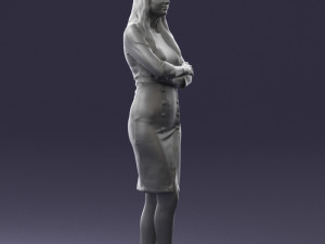 woman in denim skirt 0469 3d print ready 3D Принт Модель