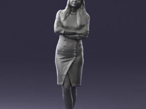 woman in denim skirt 0469 3d print ready 3D Принт Модель