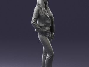girl in red suit 0468 Modelo 3D