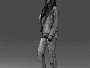 girl in red suit 0468 Modelo 3D